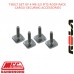T-BOLT SET OF 4 M6 S/S FITS ROOF RACK-CARGO-SECURING ACCESSORIES
